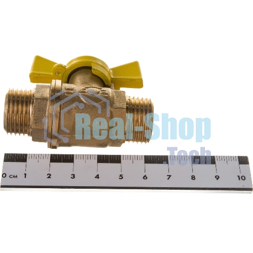 Кран шаровой для газа VALFEX 11Б27фтМ 1/2' НН ручка бабочка