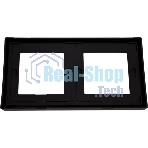 Рамка 2-м ArtGallery IP44 карбон SE GAL441002