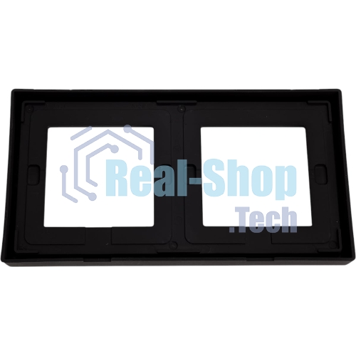 Рамка 2-м ArtGallery IP44 карбон SE GAL441002
