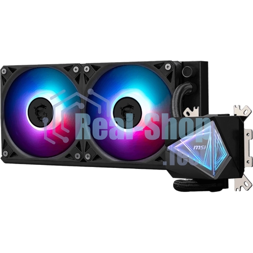 Жидкостная система охлаждения MSI MAG CORELIQUID I240 2x ARGb Gen2 Fan, ARGb Gen2 Block, Color Box