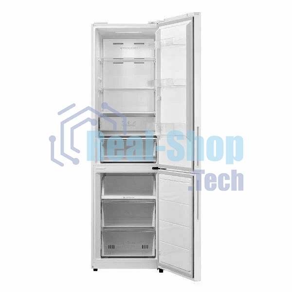Холодильник General Electronics GE-ID401w белый двухкамерный 256/104л морозилка снизу, No Frost