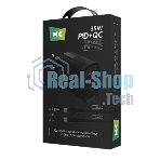 Сетевое зарядное устройство MORE CHOICE NC82a 1USB+1Type-C 3.0A PD 35W+QC3.0 для Type-C Type-C черный
