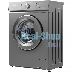 Стиральная машина Бирюса WM-SM510/10 M металлик, загрузка фронтальная 5 кг, 1000 об/мин, класс: А+++