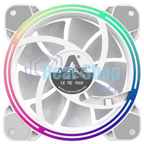 Вентилятор для корпуса Alseye Halo 4.0-W kit (3шт.) белый, 120 мм, 1300 об/мин, 24.8 дБ, 4 pin