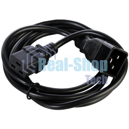 Шнур питания NTSS NTSS-PC19202 C19-C20 проводник.:3x1.5мм2 3м 220/250В 16А черный