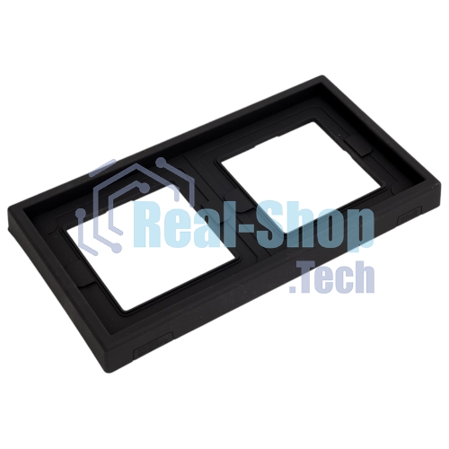 Рамка 2-м ArtGallery IP44 карбон SE GAL441002