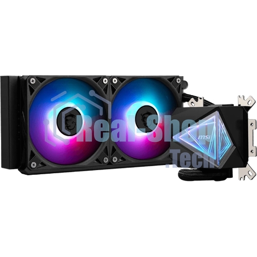 Жидкостная система охлаждения MSI MAG CORELIQUID I240 2x ARGb Gen2 Fan, ARGb Gen2 Block, Color Box