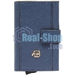 Картхолдер Piquadro Lyra PP5649W92R/BLU4 синий, натуральная кожа