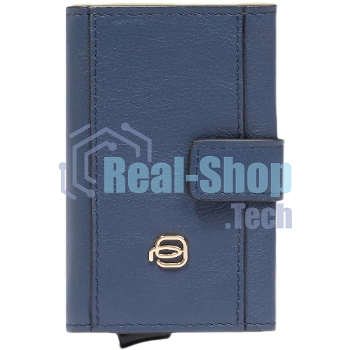 Картхолдер Piquadro Lyra PP5649W92R/BLU4 синий, натуральная кожа