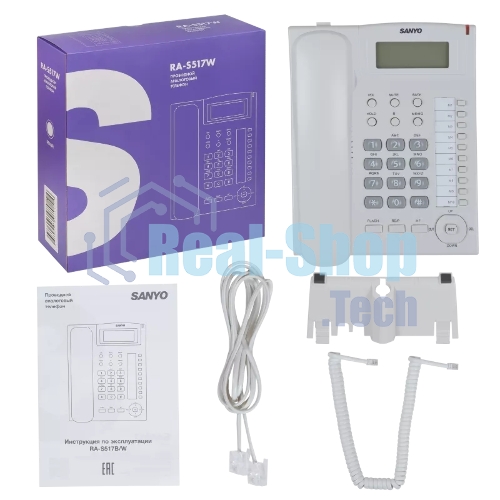 Телефон проводной SANYO RA-S517W белый