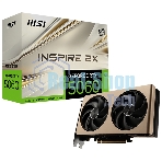 Видеокарта MSI RTX 5060 8G INSPIRE 2X OC, NVIDIA GeForce RTX 5060, 8 ГБ GDDR7, 128 бит, PCI-e 5.0, 1xHDMI, 3xDP