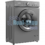 Стиральная машина Бирюса WM-SM510/10 M металлик, загрузка фронтальная 5 кг, 1000 об/мин, класс: А+++