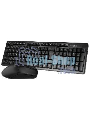 Комплект клавиатура+мышь A4Tech 3330N беспроводной, USB, 1200 DPI, чёрный