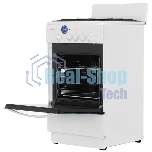 Плита газовая Gefest ПГ 3200-06 К35 белый, конфорок 4 шт, духовка 42 л, 50 см x 85 см x 53 см