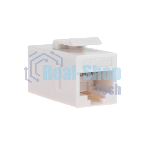 Адаптер проходной формата Rexant Pro Keystone, Jack RJ-45(8P8C), UTP, CAT 6
