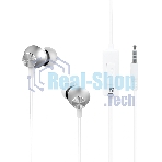 Проводные наушники Oklick HS-S-240 белый, внутриканальные, Jack 3.5 мм