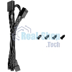 Вентилятор для корпуса Deepcool FL12 SE ARGb 120х120x25 черный 4-pin 28.67дБ (упак.:1шт) (R-FL12SE-BKAPN1-G) Ret
