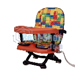 Стульчик для кормления BQ BCH012 LEGO. Стульчик-бустер BQ BCH012. Гипоалергенные безопасные материалы/Съемный чехол из экокожи. Удобный, устойчив к загрязнению и легко моется/Съемная столешница/Безопасность малыша: устойчивая конструкция, нескользящие ножки, надежная фиксация на стуле, разделитель для ног для дополнительной фиксации/4 уровня высоты/Благодаря своей компактности, легкой сборке и наплечной лямке его можно брать с собой на природу, в гости или путешествие