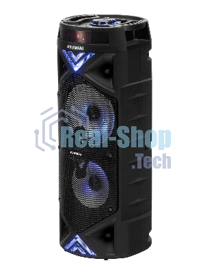 Минисистема Hyundai H-MC180 черный 80Вт/FM/USB/BT/SD/MMC