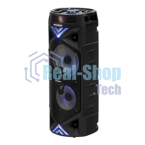 Минисистема Hyundai H-MC180 черный 80Вт/FM/USB/BT/SD/MMC