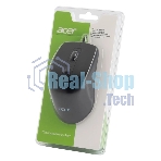 Мышь проводная Acer OMW130 черный, 3600 dpi, USB, кнопки - 6