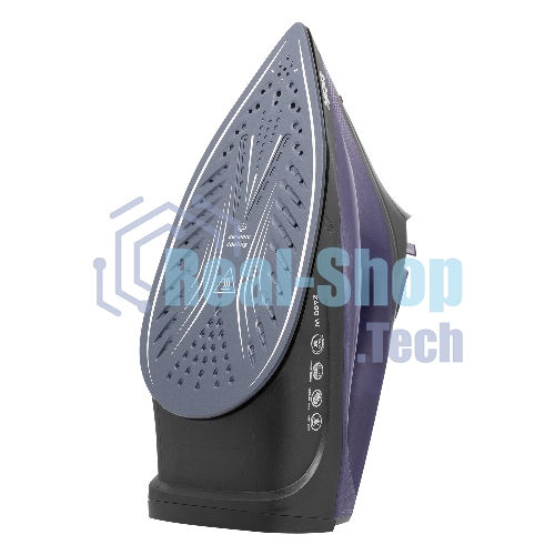 Утюг BBK ISE-2413 (B/V) черный/фиолетовый, 2400 Вт, 40 г/мин, 140 г/мин, 450 мл