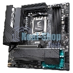 Материнская плата Gigabyte B650M AORUS ELITE AX, AM5, AMD B650, 4xDDR5, 4xSATA, 2xM.2, 1xPCI-E 5.0 x4, 1xPCI-E 4.0 x16, 1xHDMI, 1xDP, 1x 2.5Gb LAN, 4xUSB-A 2.0, 5xUSB-A 3.2 Gen 1, 2xUSB-A 3.2 Gen 2, 1xUSB-C 3.2 Gen 2, 2x3.5 мм, 7.1, Micro-ATX