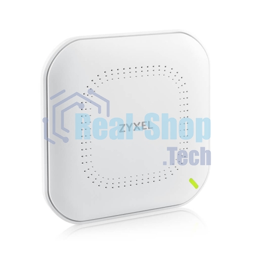Точка доступа Zyxel NebulaFlex NWA50AX PRO, WiFi 6, 802.11a/b/g/n/ac/ax (2,4 и 5 ГГц), MU-MIMO, антенны 3x3, до 575+2400 Мбит/с, 1xLAN 2.5GE, PoE, без поддержки Captive portal и WPA-Enterprise, защита от 4G/5G, БП в комплекте