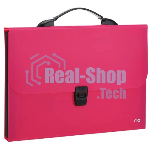 Папка-портфель Deli Rio EB40202 7 отделений, A4 полипропилен 0.6мм, ассорти