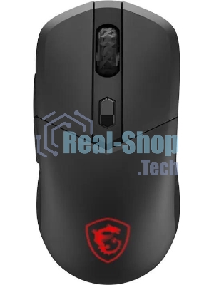 Мышь беспроводная/проводная MSI VERSA 300 черный, 8000 dpi, радиоканал, Bluetooth, USB, кнопки - 6