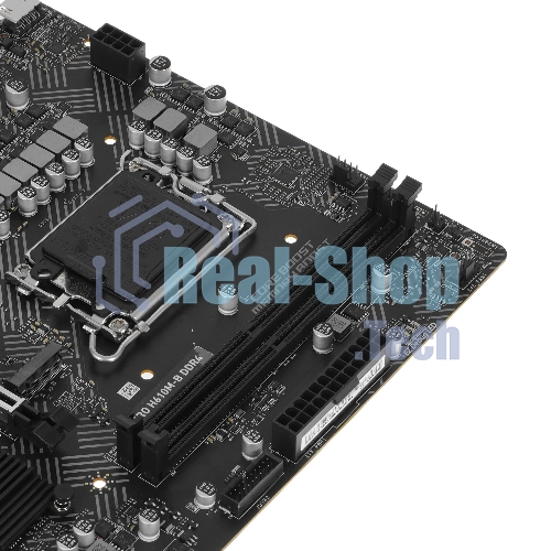 Материнская плата MSI PRO H610M-B, LGA1700, Intel H610, 2xDDR5, 4xSATA, 1xM.2, 1xPCIe 4.0 x16, 1xPCIe x1, 1xHDMI, 1xDP, 1x1Gb LAN, 2xUSB 3.2 Gen 1, 4xUSB 2.0, 3x3.5 мм, 7.1, micro-ATX