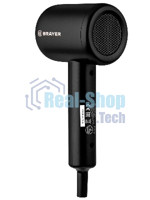 Фен BRAYER BR3027 черный, 1000 Вт