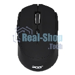 Мышь беспроводная Acer OMR050 черный, 1600 dpi, радиоканал, Bluetooth, USB, кнопки - 6