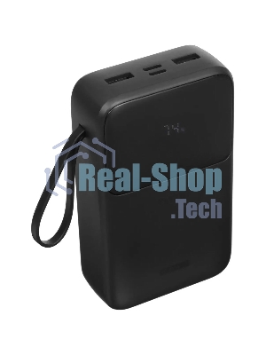 Портативный аккумулятор Tecno Pocket S201 20000mAh 2.4A 2xUSB-A/USB-C черный