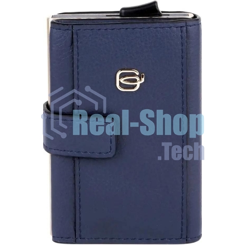 Картхолдер Piquadro Lyra PP5649W92R/BLU4 синий, натуральная кожа