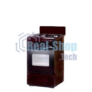 Плита газовая Лада Nova RG 24039 B коричневый, конфорок 4 газовых, духовка 50 л, 50 см x 85 см x 60 см