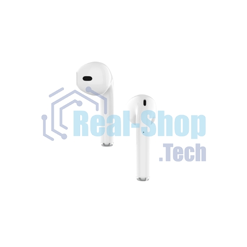 Наушники TWS Maxvi MHF-104BT белый, вкладыши, Bluetooth, сенсорное управление, до 4 ч