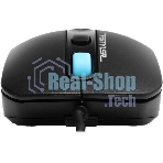 Мышь проводная A4Tech Fstyler FM10 черный/синий, 1600 dpi, USB, кнопки - 4