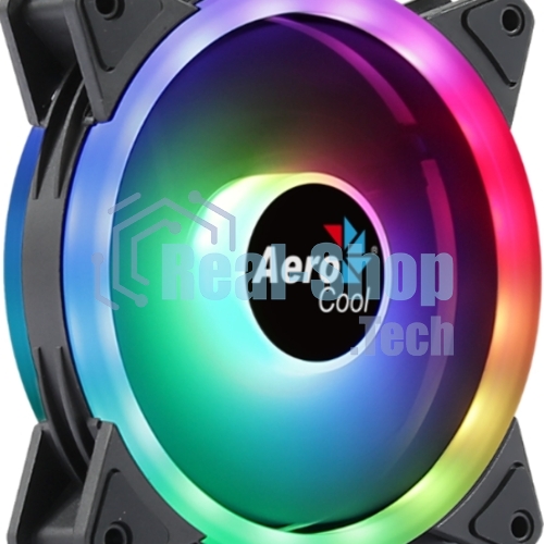 Вентилятор для корпуса Aerocool/Formula Duo 12 черный, 120 мм, 1000 об/мин, 19.7 дБ, 6 pin