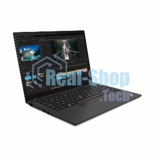 Ноутбук Lenovo ThinkPad T14 Gen 4 i7-1355U 16Gb SSD 512Gb Intel UHD Graphics 14 WUXGA IPS TS Cam 39.3Вт*ч Win11Pro(ENG) KBD RU\ENG Черный 21HD0077US