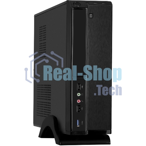 Компьютерный корпус Desktop ExeGate EX288781RUS MI-207U-350W-8 (miniITX/mATX, БП M350 с вент. 8см, 1*USB+1*USB 3.0, аудио, черный)