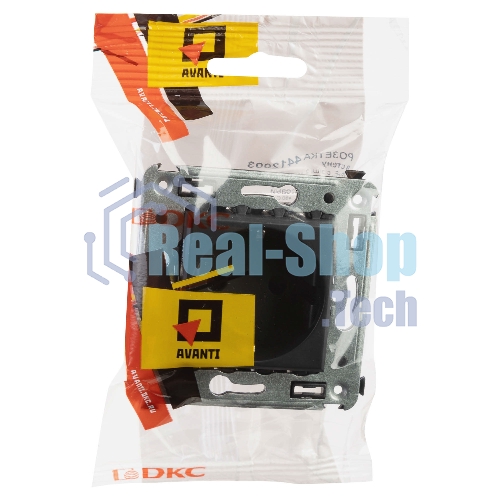 Розетка DKC Avanti 4412003 2P+E со шторками, 