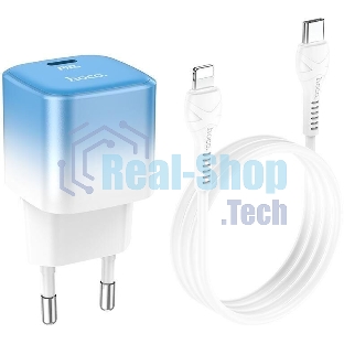 Сетевое зарядное устройство HOCO (6931474769381) C101Aai 1Type-C PD 20W, Blue ice