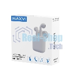 Наушники TWS Maxvi MHF-104BT белый, вкладыши, Bluetooth, сенсорное управление, до 4 ч