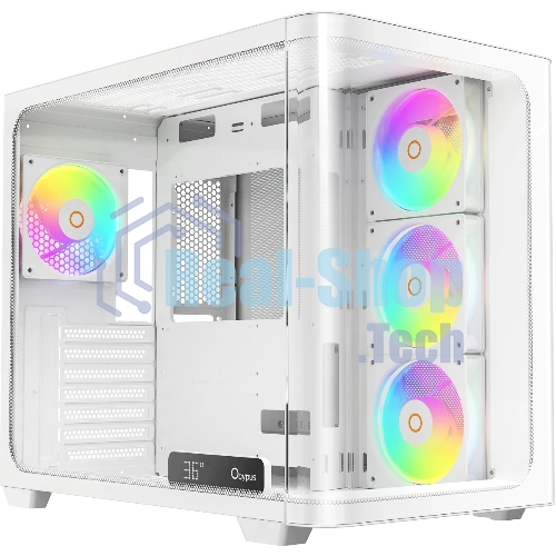 Компьютерный корпус Ocypus Iota C70 WH Curve ARGB Digital ATX без БП (Iota-C70-WHD400CD-GL)