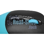 Мышь проводная A4Tech Fstyler FM10 черный/синий, 1600 dpi, USB, кнопки - 4