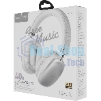 Беспроводные/проводные наушники Hoco W35 белый, полноразмерные, Bluetooth + проводной, до 40 ч