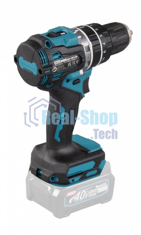 Дрель-шуруповерт Makita HP002GZ, 40 В, 0 Ач, 64 Нм, бесщеточный, ударный