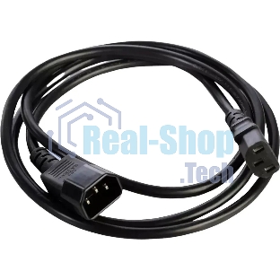 Шнур питания NTSS NTSS-PC13141 C13-С14 проводник.:3x0.75мм2 1м 220В 10А черный
