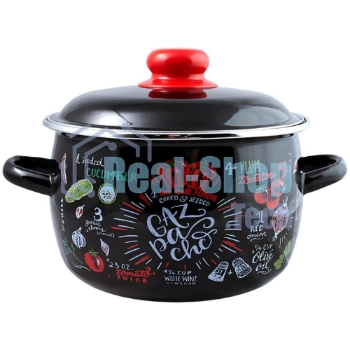 Кастрюля Appetite 1RC181M Gazpacho сферическая эмалированная 3 л